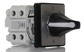 Przełącznik krzywkowy 8-pozycyjny RS PRO SP 1 30° 16A 500V ac