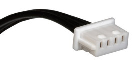 Kabel przewód-płytka, PicoBlade, 125 V, 1 A, raster: 1.25mm, 100mm, Cyna, Czarny