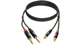 Klotz Kabel Audio 2X Jack 6,3Mm Mono (Wtyk) / 2X Rca Cinch (Wtyk) 6M