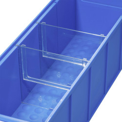 Allit 456590 ProfiPlus ShelfBox Divider S Transparent 4pcs
