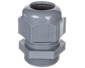 Dławnica kablowa poliamidowa M32 IP68 HELUTOP HT-M32 ciemnoszara 93927