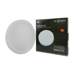 Downlight LED n/t 24W 2640lm 4000K DL-1 okrągły biały EC20458 EcoLight