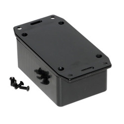 1591LSFLBK Hammond Multipurpose Black GPABS Enclosure Flanged Lid 85 x 56 x 39mm