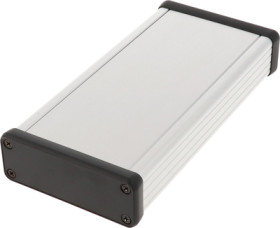 Aluminum enclosure, (L x W x H) 160 x 78 x 27 mm, natural, IP54, 1455J1602
