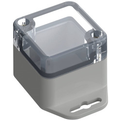 TruComponents 308043 Flanged box Polycarbonate (PC) Light grey