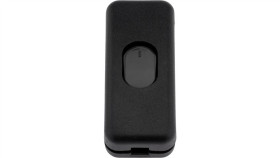 Włącznik Przełącznik Kołyskowy Na Przewód Zatrzaskowy Czarny