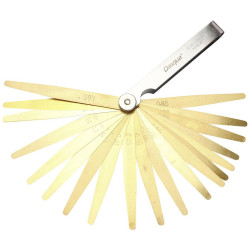Dasqua 1620-0100 Brass Feeler Gauge Durable Tool for Spark Plug Precision