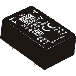 Mean Well SCW20C-05 SCW20 dc/dc converter 4A 20W 1 output DIP24