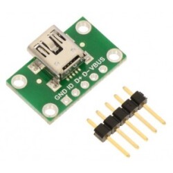 Adapter mini-USB do płytki stykowej
