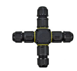 Wodoodporna mufa kablowa 4 out z szybkozłączem 3x 0.5 - 2.5 mm2 3 IP68, 450V 24A