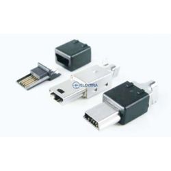 USBmini wtyk typu B na przewód