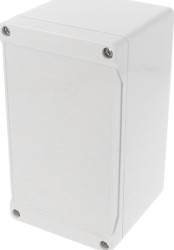 ABS enclosure, (L x W x H) 160 x 89 x 89 mm, light gray (RAL 7035), IP66, 1555KGY