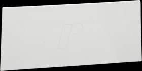 508084 Closing plate for bottom lock of gear tray, pure white