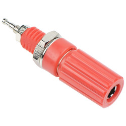 Red 4mm Binding Post 10A SCI R1-09
