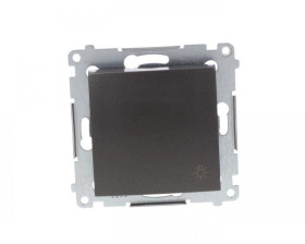 Simon 54 Przycisk /światło/, szybkozłącza, antracyt DS1.01/48