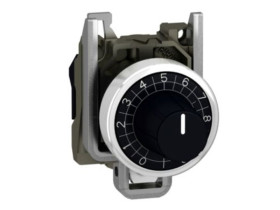 Harmony XB4 Napęd i podstawa do potencjometru czarna metalowa ZB4BD912 SCHNEIDER ELECTRIC