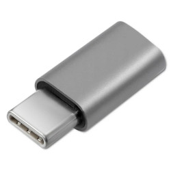 Qoltec Adapter przejściówka USB-C 3.1 Micro USB MHL Aluminiowy