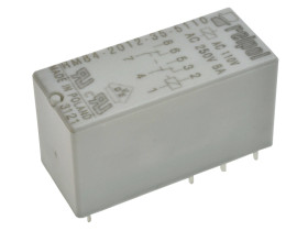 Przekaźnik; elektromagnetyczny miniaturowy; RM84-2012-35-5110; 110V; AC; 2 styki przełączne; 8A; 240V AC; 8A; 24V DC; do druku (