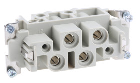 Wkładka złącza dużej mocy 5-pinowe HARTING 80A Żeński Montaż na kablu