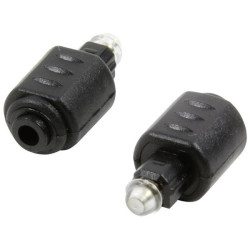 LogiLink CA1016 Adapter Black Toslink Audio Phono Adapter