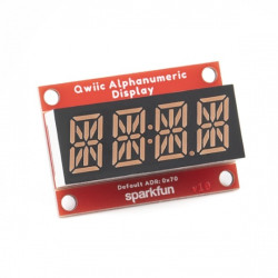 SparkFun Alphanumeric Display - wyświetlacz alfanumeryczny - fioletowy - Qwiic - SparkFun COM-16918