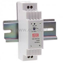 Zasilacz impuslowy, szyna DIN, 12V 1,2A 15W
