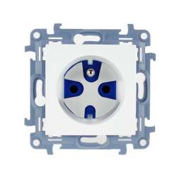 Gniazdo pojedyncze z/u data z kluczem białe CGD1.01/11 Kontakt Simon10