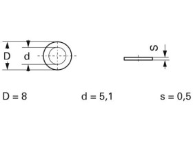 Kendrion 50029 Uszczelka do przyłączy sprężonego powietrza 50.029