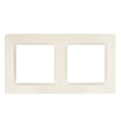Ramka podwójna kremowa CR2/41 Kontakt Simon10