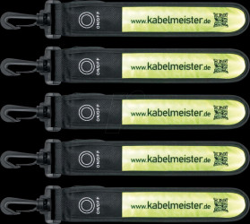 GA-K001G-5 LED light strip, yellow - set of 5