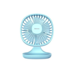 Wentylator biurkowy 12cm Baseus USB wiatrak niebieski