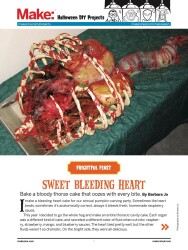 Frightful Feast: Sweet Bleeding Heart Cake - PDF