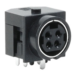 Złącze DIN 4 -pinowe Żeński Przewlekany