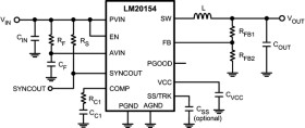 4A, 1MHz Synchronous Buck Regulator with SYNCOUT