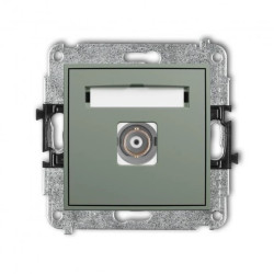 ICON Mechanizm gniazda pojedynczego BNC szałwiowy 61IGBNC-1