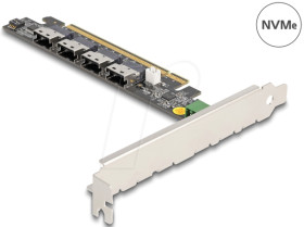 90111 PCIe x16 &gt; 4 x internal SFF-8654 4i NVMe, bifurcation