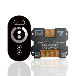 Sterownik do taśm LED ze ściemniaczem + pilot radiowy RF 5-24V 30A