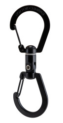 Obrotowy hak sprężynowy średnica połączenia 36mm dł. połączenia 43mm RS PRO długość 103mm Czarne Stop cynku