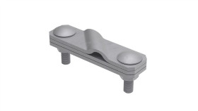 Złącze Krzyżowe Skośne Pręt-Bednarka 3-Elem. Stal Ocynkowana Ogniowo 116.4.2...