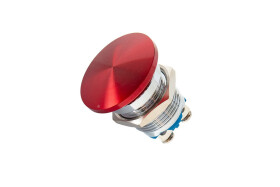 Sparkfun Metal Mushroom Head Pushbutton - Panel Mount (16mm, Red)