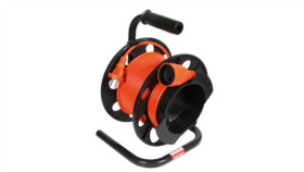 Przedłużacz Ogrodowy Bębnowy 1-Gniazdo B/U 10A 10M /Omy 2X1/ Pomarańczowy Ps-160