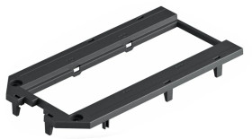 Ramka montażowa do UT4 147x76x4 PA grafitowoczarny RAL 9011 UT4 P3 7408761 /10szt./