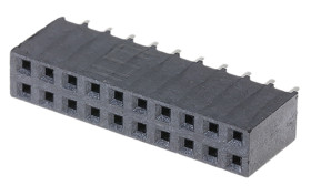 Gniazdo PCB 20 -pinowe 2 -rzędowe raster: 2.54mm typu płytka – płytka Proste Przewlekany