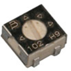 Cermet trimmer potentiometer, 500 Ω, 0.25 W, SMD, on top, 3314J-1-501E