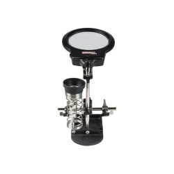 Zestaw do mechaniki precyzyjnej "trzecia ręka" z lupą POWERFIX / 100266245