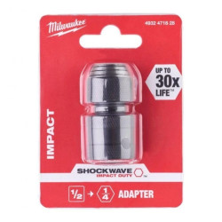 Adapter do bitów 1/2 na 1/4 HEX MILWAUKEE