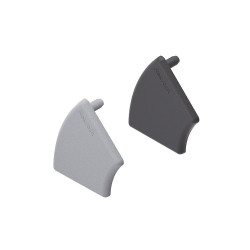 Maskownica profilu pasuje do rowka 10mm Czarny Przykrywka PP