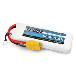 Pakiet Li-Pol Redox 5000mAh 20C 2S 7,4V