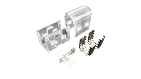 Łącznik Przezroczysty Środkowy Do Neonu Led 10X22mm