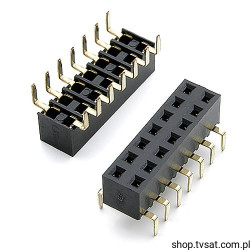 M20-7850742 Socket 2 x 7 Pin THT HARWIN